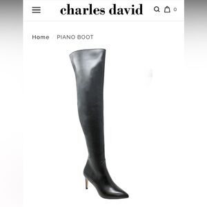 Elegant Black Women's Knee-High Boots